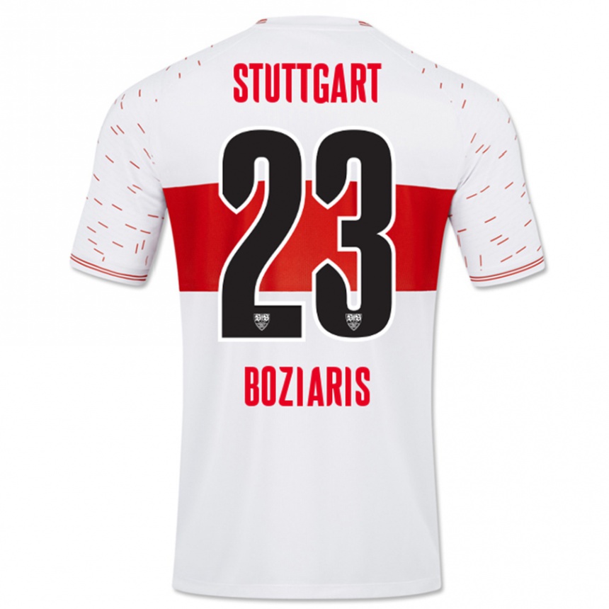 Niño Fútbol Camiseta Giannis Boziaris #23 Blanco 1ª Equipación 2023/24 México