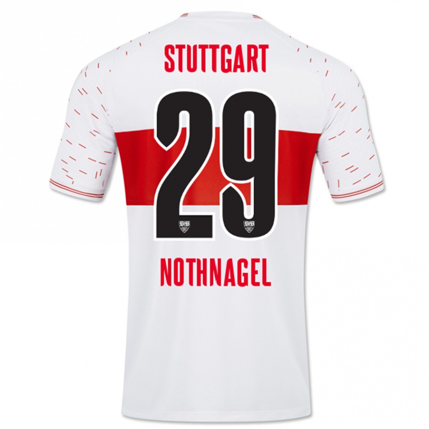 Niño Fútbol Camiseta Dominik Nothnagel #29 Blanco 1ª Equipación 2023/24 México