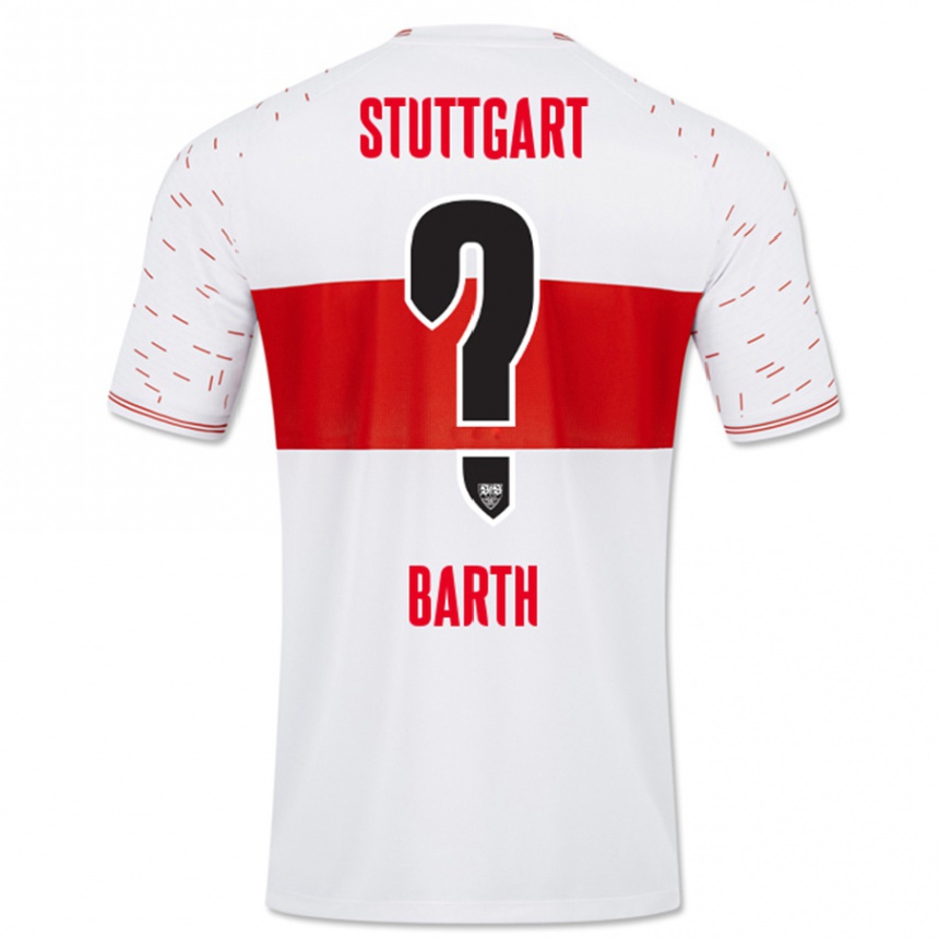 Niño Fútbol Camiseta Tom Barth #0 Blanco 1ª Equipación 2023/24 México