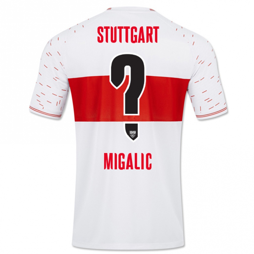 Niño Fútbol Camiseta Dorian Migalic #0 Blanco 1ª Equipación 2023/24 México