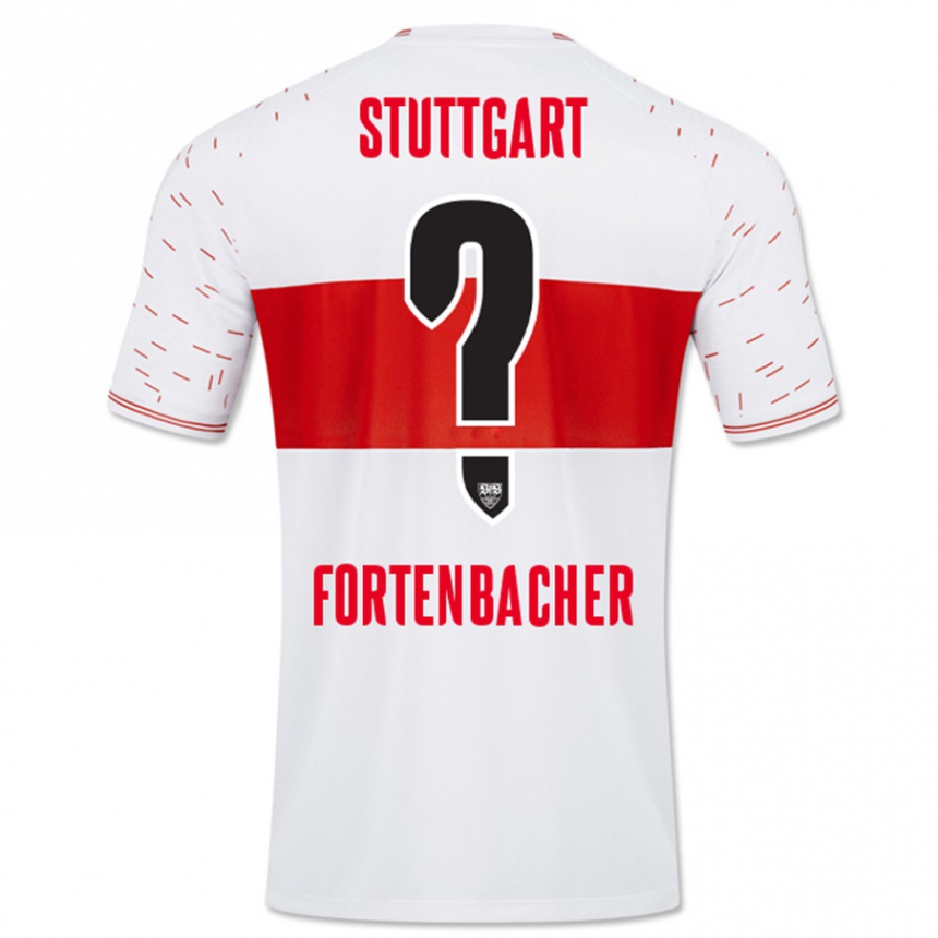 Niño Fútbol Camiseta Jannik Fortenbacher #0 Blanco 1ª Equipación 2023/24 México