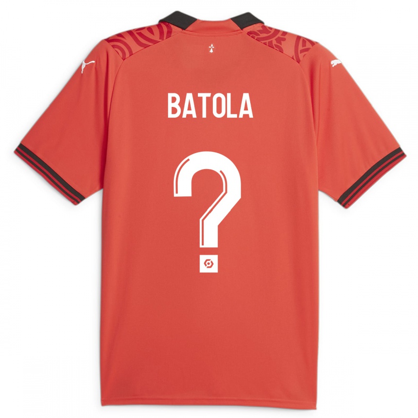 Niño Fútbol Camiseta Yann Batola #0 Rojo 1ª Equipación 2023/24 México