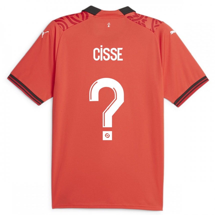 Niño Fútbol Camiseta Djaoui Cissé #0 Rojo 1ª Equipación 2023/24 México