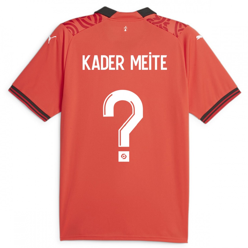 Niño Fútbol Camiseta Mohamed Kader Meïté #0 Rojo 1ª Equipación 2023/24 México