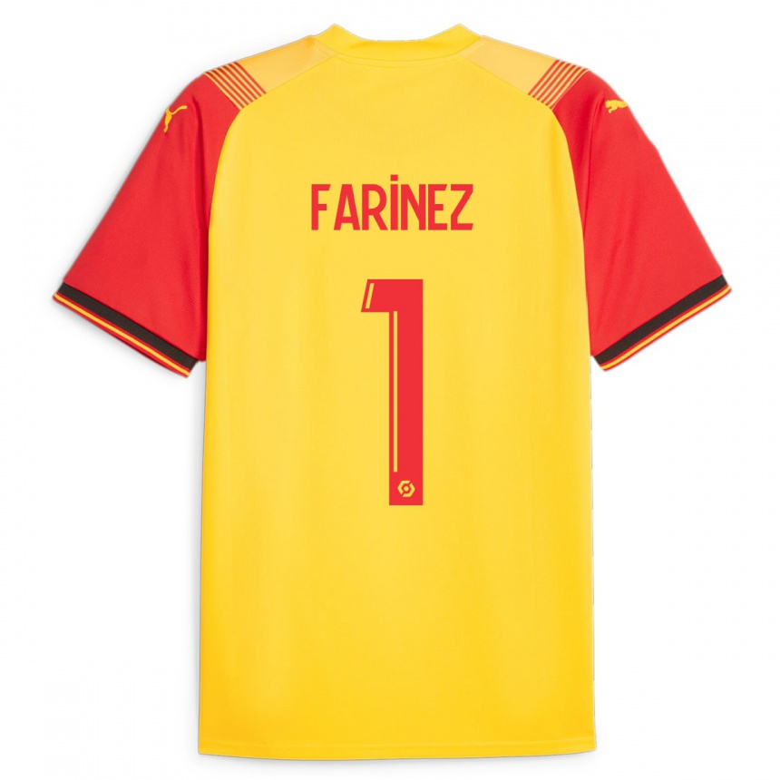 Niño Fútbol Camiseta Wuilker Fariñez #1 Amarillo 1ª Equipación 2023/24 México