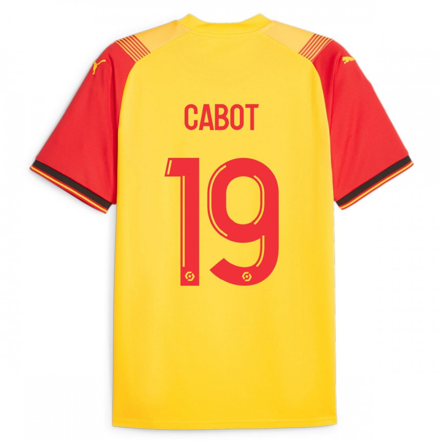 Niño Fútbol Camiseta Jimmy Cabot #19 Amarillo 1ª Equipación 2023/24 México