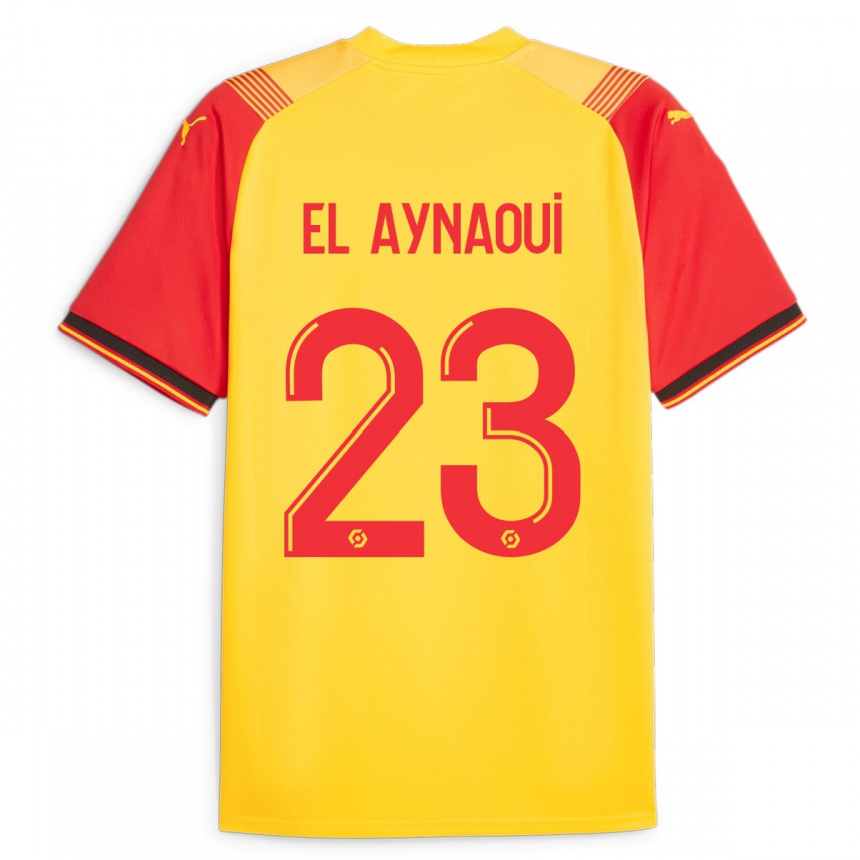 Niño Fútbol Camiseta Neil El Aynaoui #23 Amarillo 1ª Equipación 2023/24 México