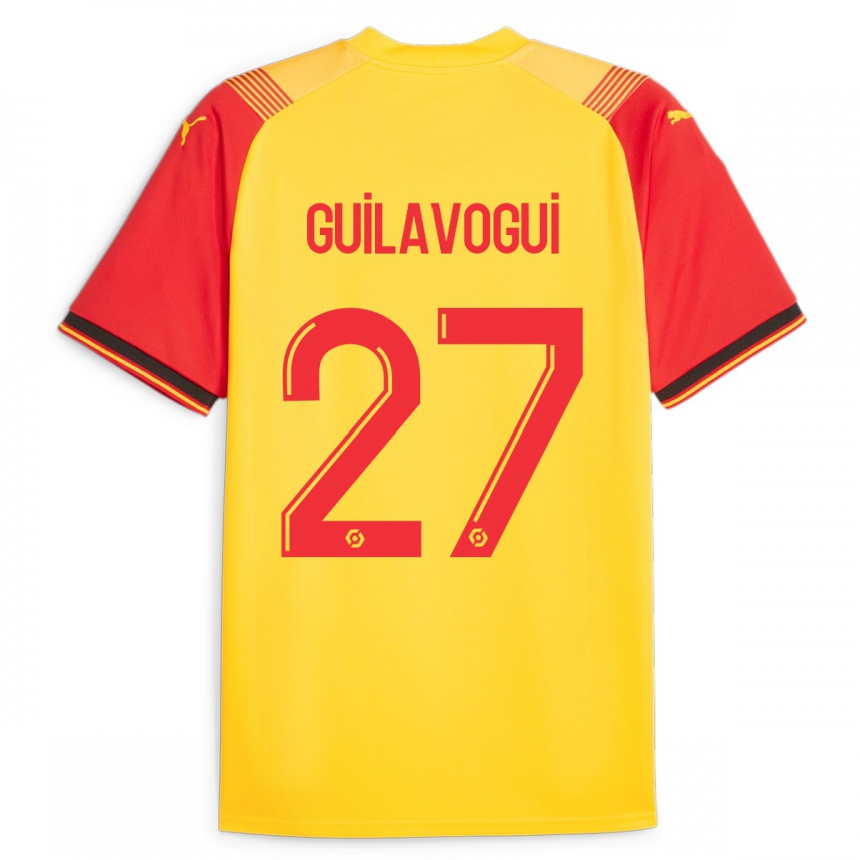 Niño Fútbol Camiseta Morgan Guilavogui #27 Amarillo 1ª Equipación 2023/24 México