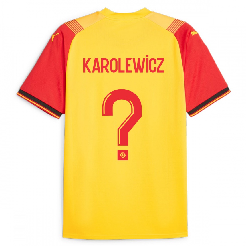 Niño Fútbol Camiseta Roman Karolewicz #0 Amarillo 1ª Equipación 2023/24 México
