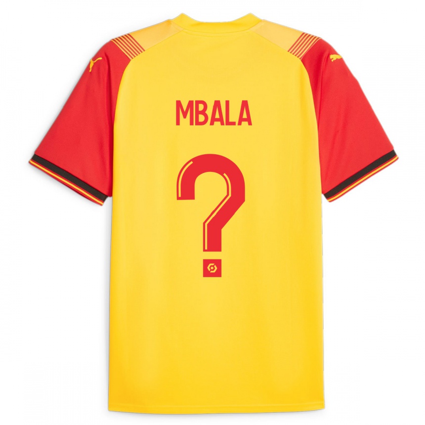 Niño Fútbol Camiseta Keny Mbala #0 Amarillo 1ª Equipación 2023/24 México