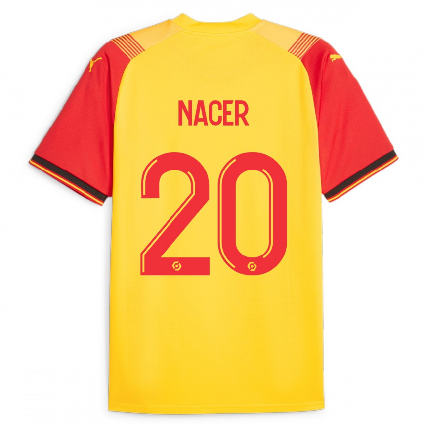 Niño Fútbol Camiseta Myriem Nacer #20 Amarillo 1ª Equipación 2023/24 México