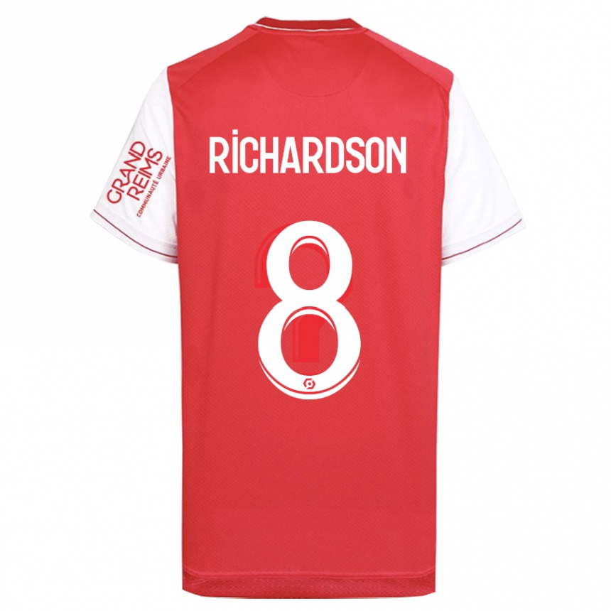 Niño Fútbol Camiseta Amir Richardson #8 Rojo 1ª Equipación 2023/24 México