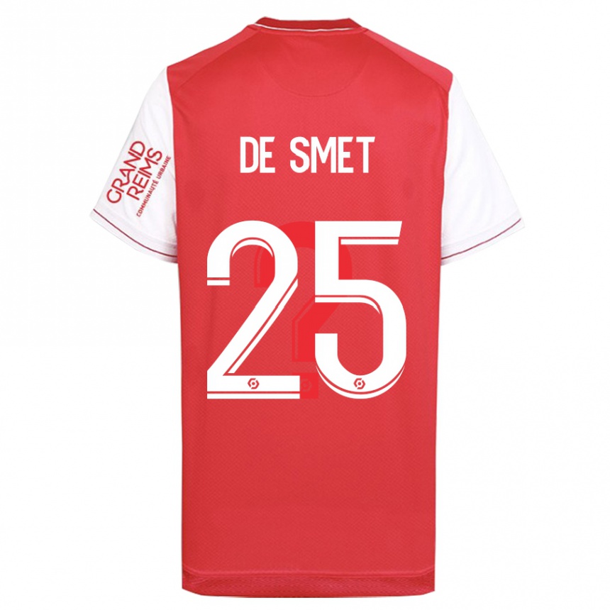 Niño Fútbol Camiseta Thibault De Smet #25 Rojo 1ª Equipación 2023/24 México