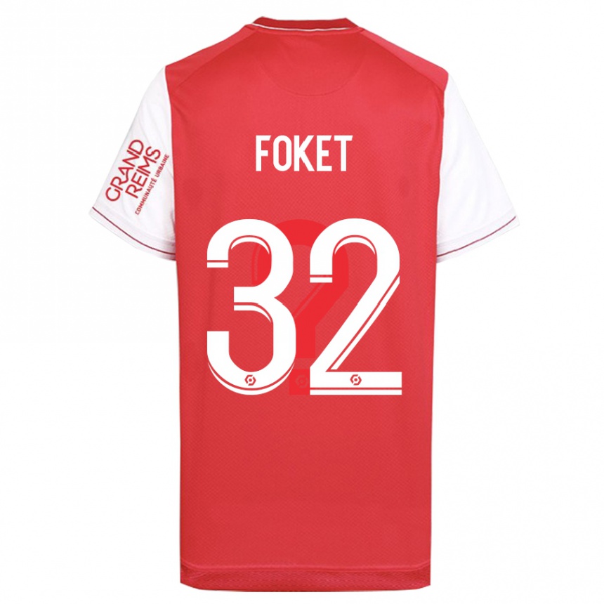 Niño Fútbol Camiseta Thomas Foket #32 Rojo 1ª Equipación 2023/24 México