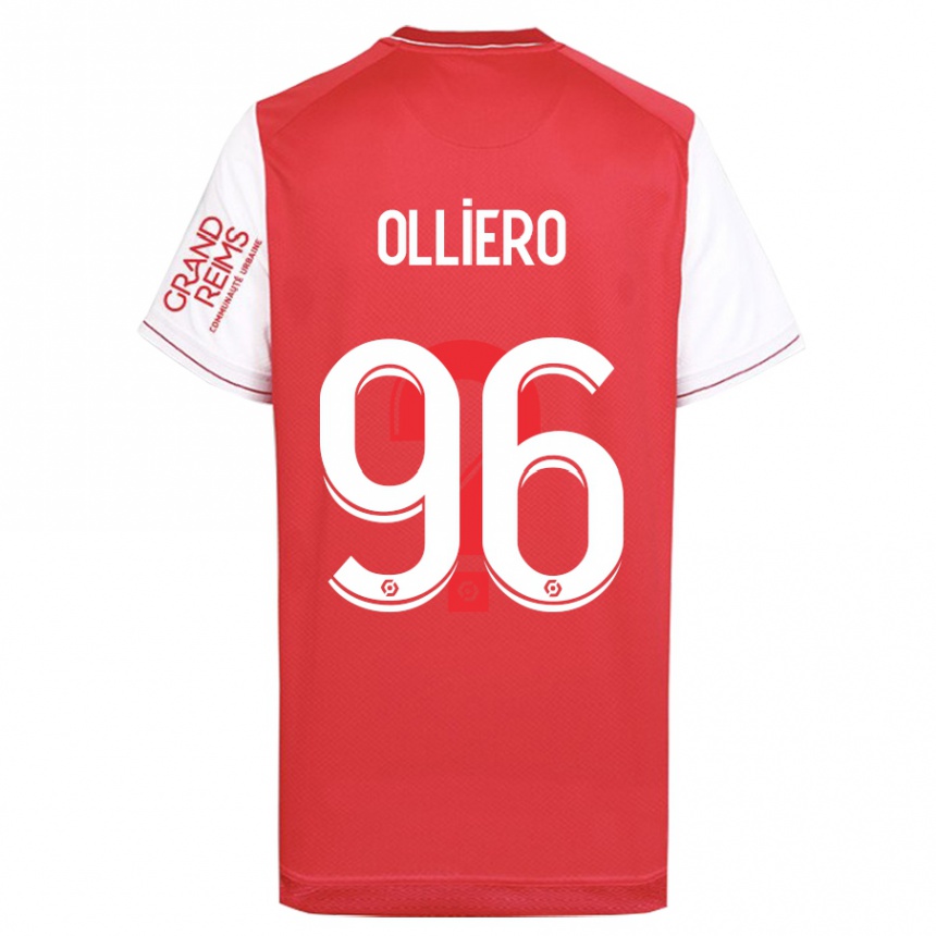 Niño Fútbol Camiseta Alexandre Olliero #96 Rojo 1ª Equipación 2023/24 México