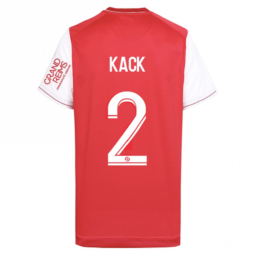 Niño Fútbol Camiseta Mathilde Kack #2 Rojo 1ª Equipación 2023/24 México