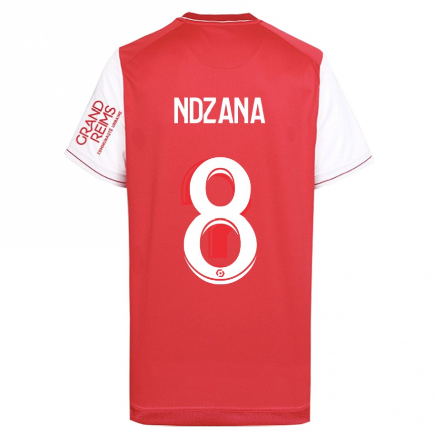 Niño Fútbol Camiseta Colette Ndzana Fegue #8 Rojo 1ª Equipación 2023/24 México