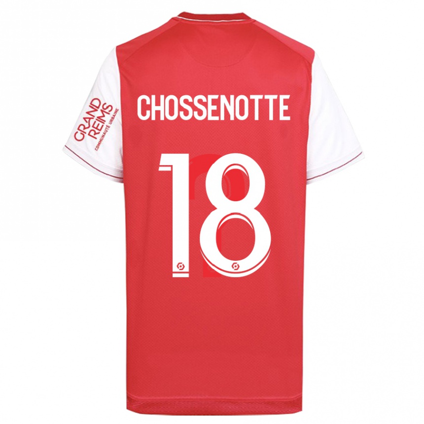 Niño Fútbol Camiseta Shana Chossenotte #18 Rojo 1ª Equipación 2023/24 México