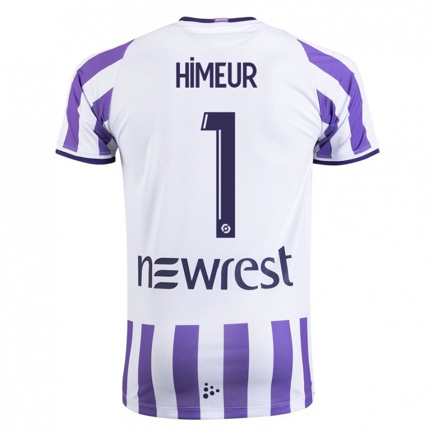 Niño Fútbol Camiseta Thomas Himeur #1 Blanco 1ª Equipación 2023/24 México