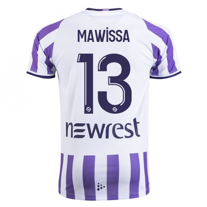 Niño Fútbol Camiseta Christian Mawissa Elebi #13 Blanco 1ª Equipación 2023/24 México