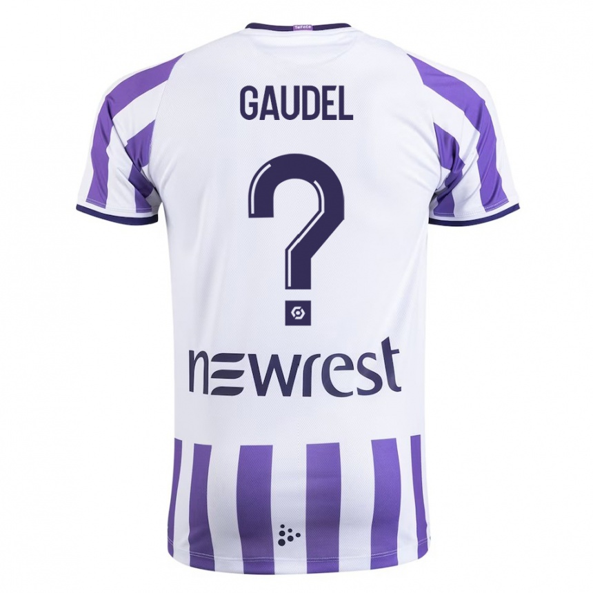 Niño Fútbol Camiseta Raphaël Gaudel #0 Blanco 1ª Equipación 2023/24 México