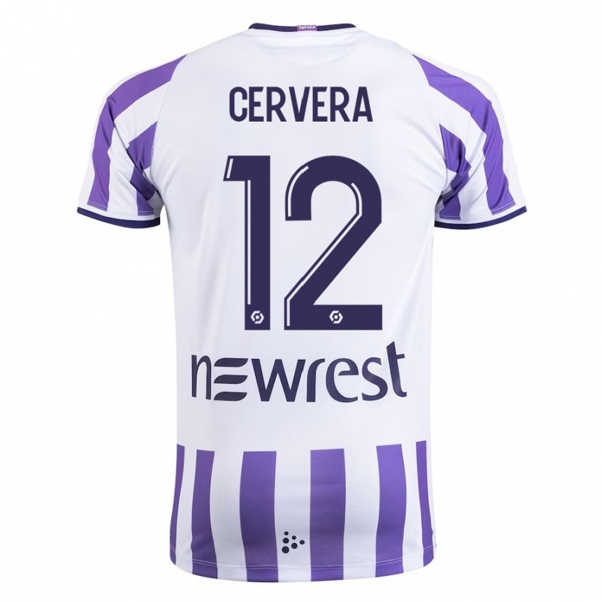 Niño Fútbol Camiseta Laurianne Cervera #12 Blanco 1ª Equipación 2023/24 México