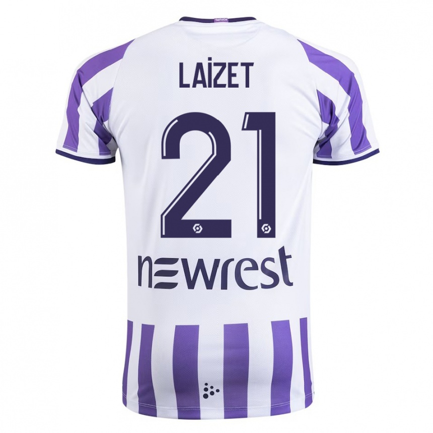 Niño Fútbol Camiseta Emma Laizet #21 Blanco 1ª Equipación 2023/24 México