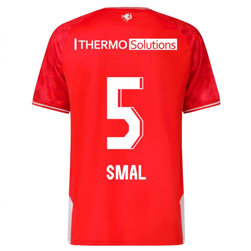 Niño Fútbol Camiseta Gijs Smal #5 Rojo 1ª Equipación 2023/24 México