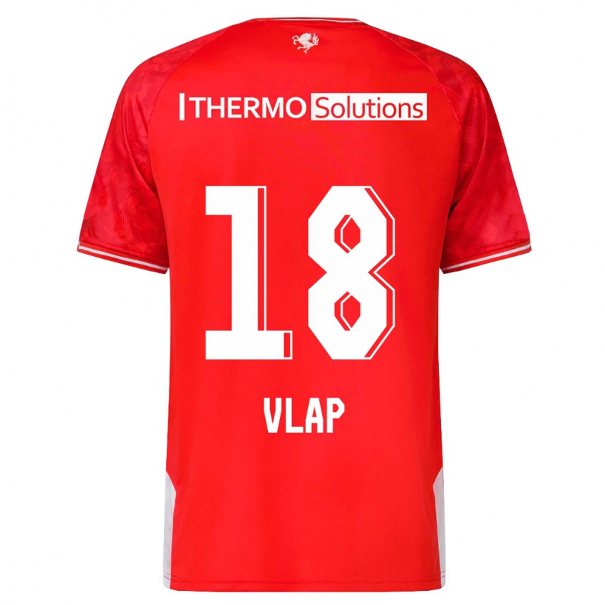 Niño Fútbol Camiseta Michel Vlap #18 Rojo 1ª Equipación 2023/24 México