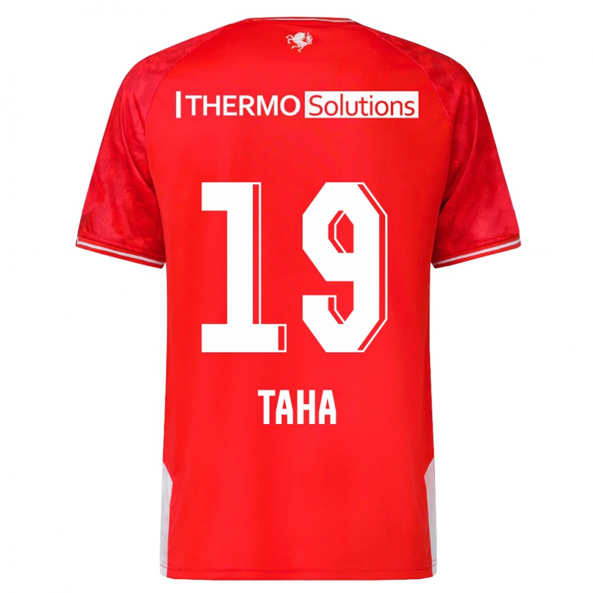 Niño Fútbol Camiseta Younes Taha #19 Rojo 1ª Equipación 2023/24 México