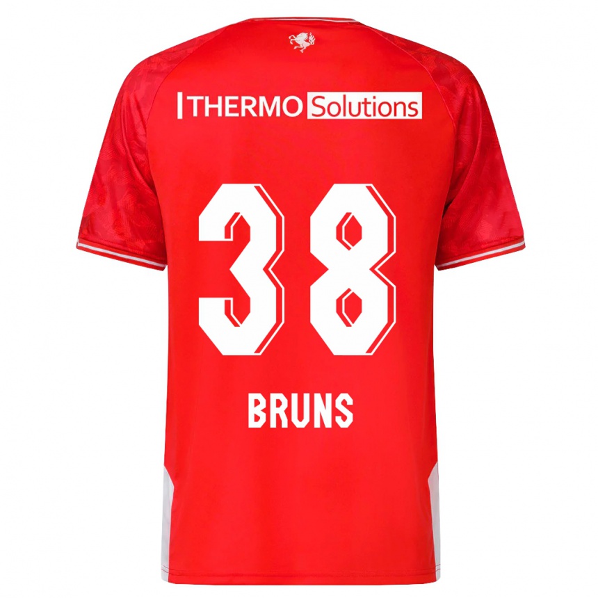 Niño Fútbol Camiseta Max Bruns #38 Rojo 1ª Equipación 2023/24 México