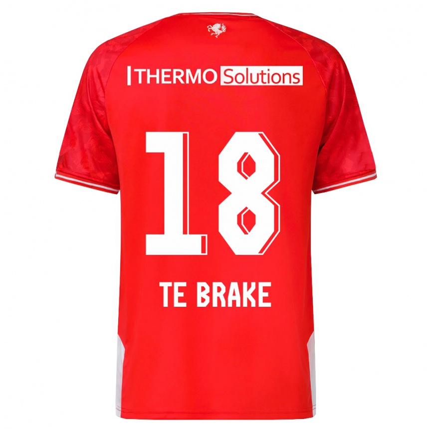 Niño Fútbol Camiseta Sophie Te Brake #18 Rojo 1ª Equipación 2023/24 México