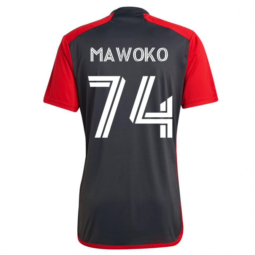 Niño Fútbol Camiseta Kundai Mawoko #74 Gris 1ª Equipación 2023/24 México