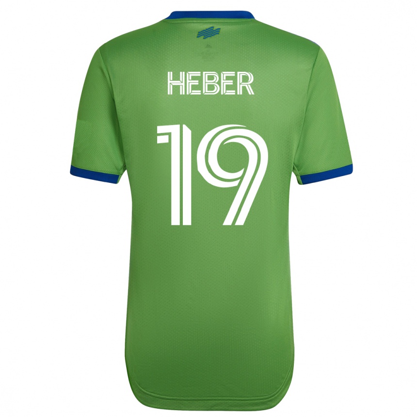 Niño Fútbol Camiseta Héber #19 Verde 1ª Equipación 2023/24 México