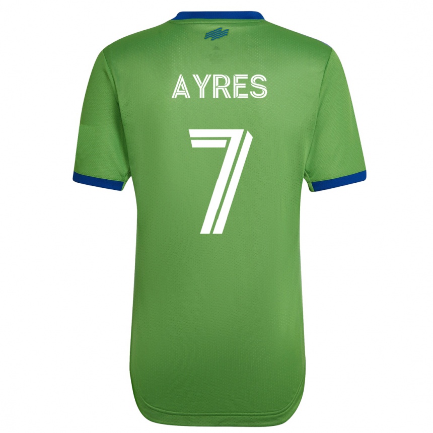 Niño Fútbol Camiseta Melina Ayres #7 Verde 1ª Equipación 2023/24 México