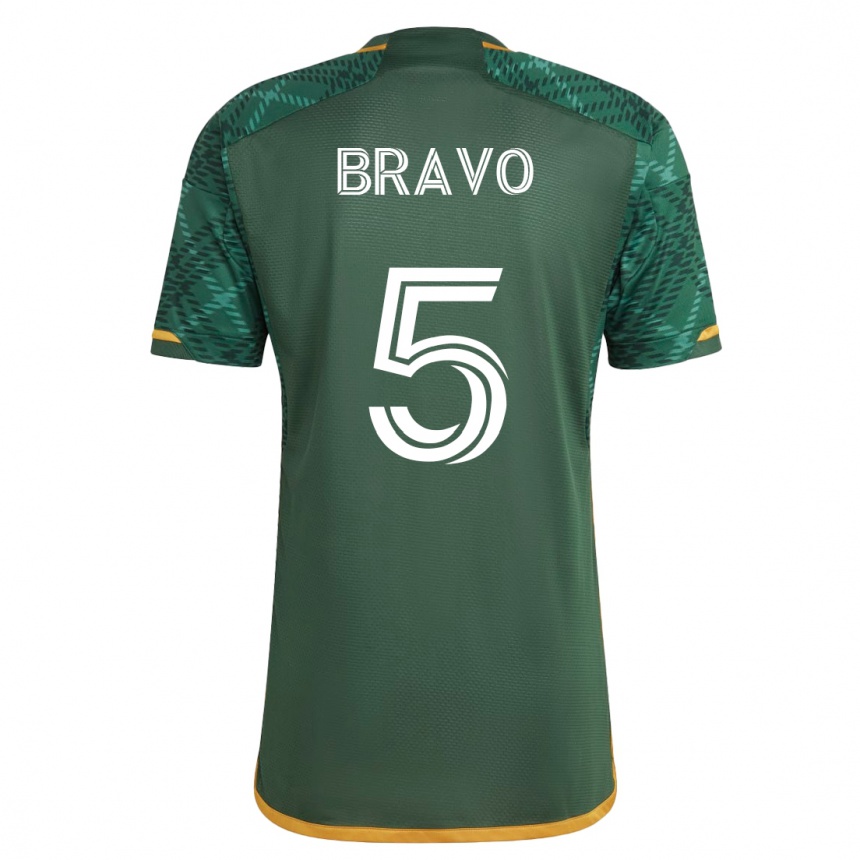 Niño Fútbol Camiseta Claudio Bravo #5 Verde 1ª Equipación 2023/24 México