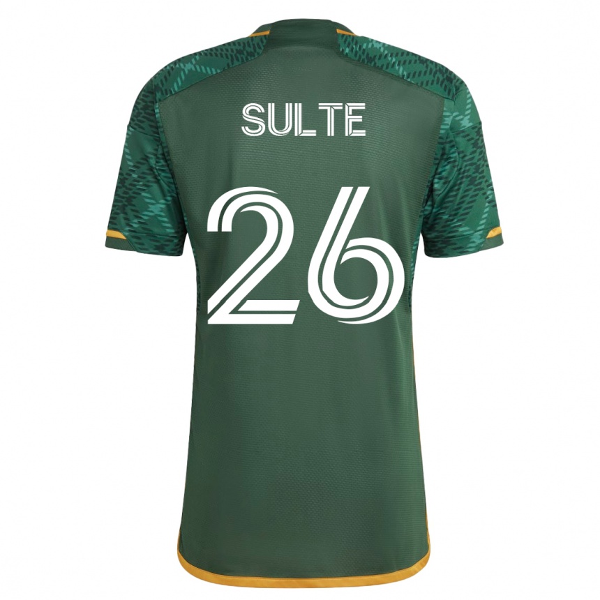 Niño Fútbol Camiseta Hunter Sulte #26 Verde 1ª Equipación 2023/24 México