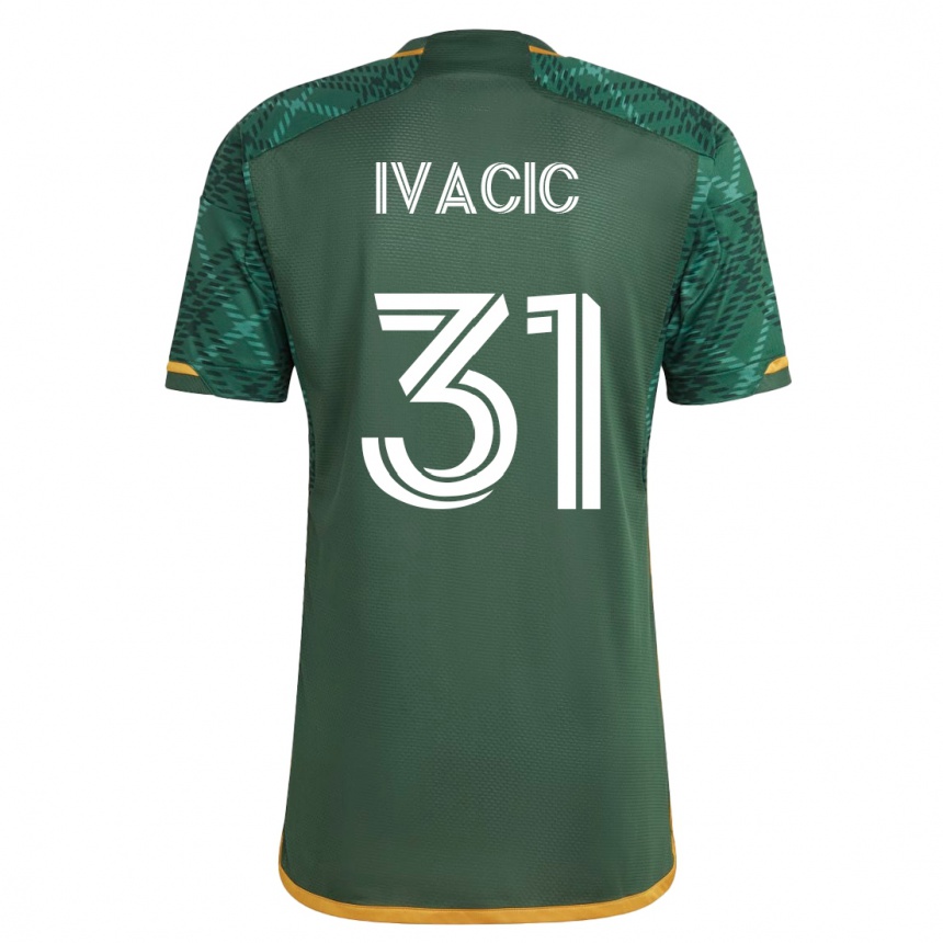 Niño Fútbol Camiseta Aljaz Ivacic #31 Verde 1ª Equipación 2023/24 México