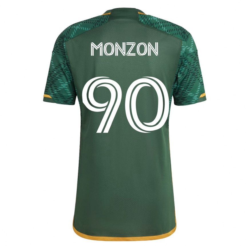 Niño Fútbol Camiseta Florián Monzón #90 Verde 1ª Equipación 2023/24 México