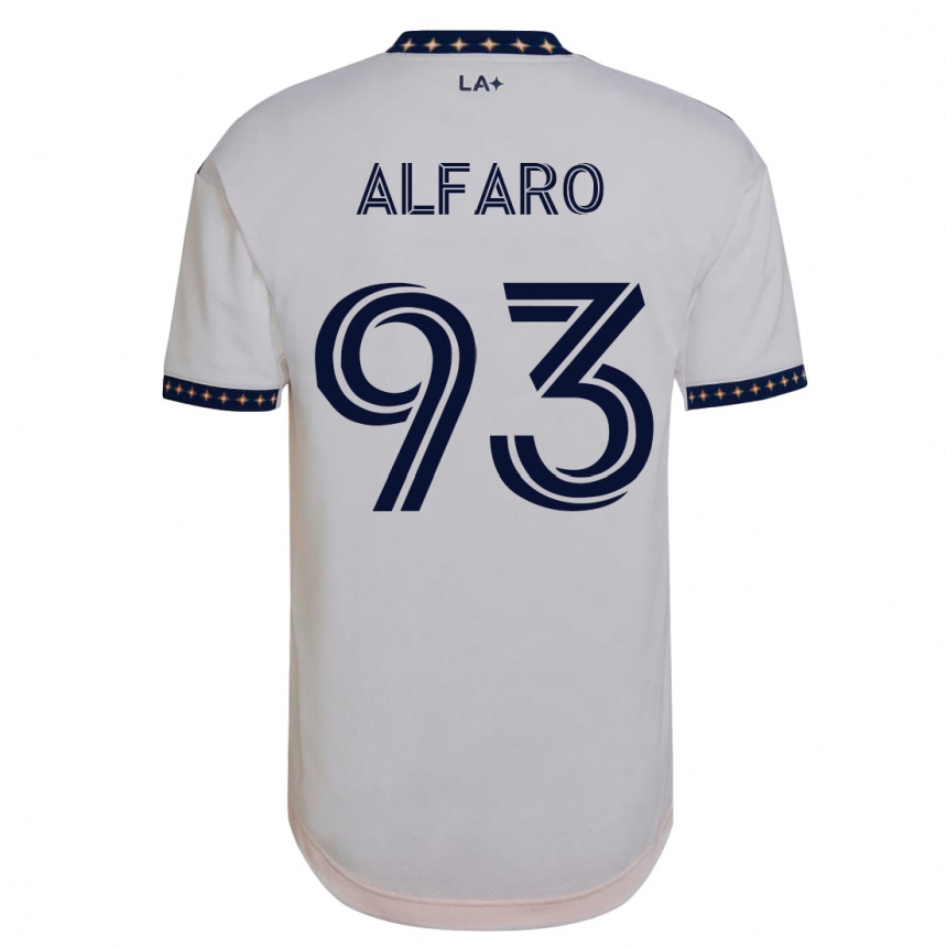 Niño Fútbol Camiseta Tony Alfaro #93 Blanco 1ª Equipación 2023/24 México