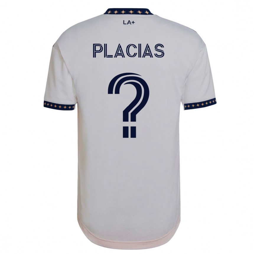 Niño Fútbol Camiseta Julian Placias #0 Blanco 1ª Equipación 2023/24 México