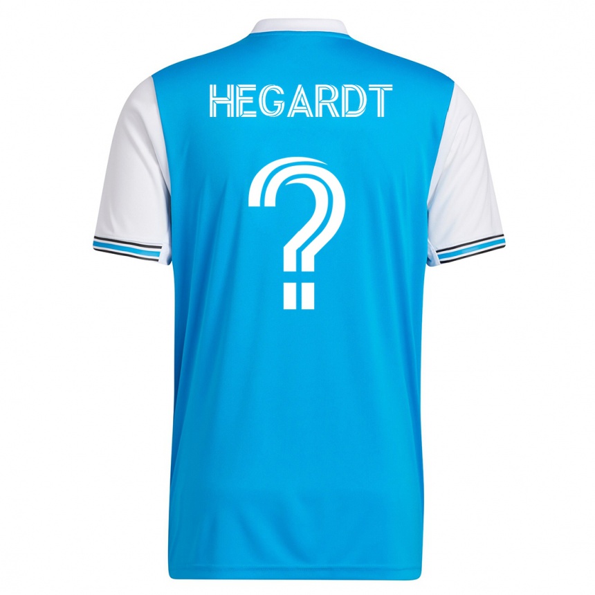 Niño Fútbol Camiseta Chris Hegardt #0 Azul 1ª Equipación 2023/24 México
