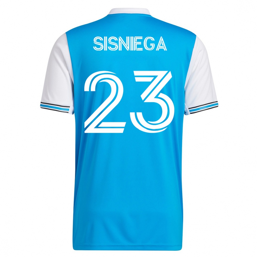 Niño Fútbol Camiseta Pablo Sisniega #23 Azul 1ª Equipación 2023/24 México