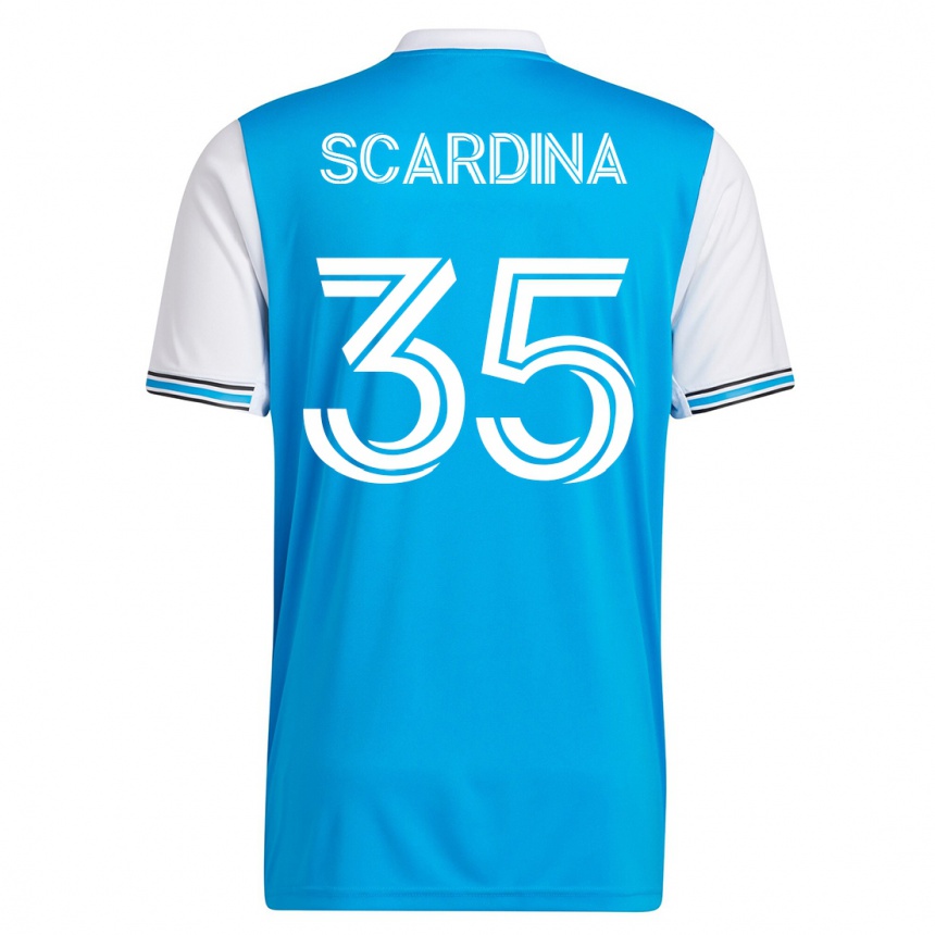 Niño Fútbol Camiseta Nick Scardina #35 Azul 1ª Equipación 2023/24 México