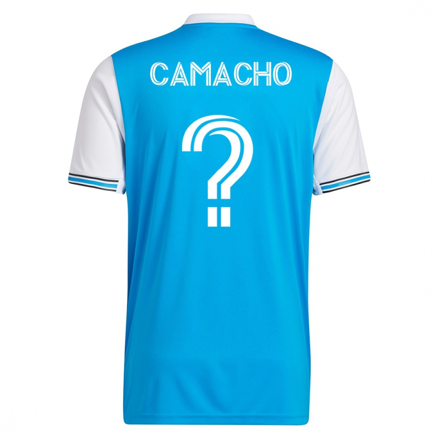 Niño Fútbol Camiseta Jaydus Camacho #0 Azul 1ª Equipación 2023/24 México