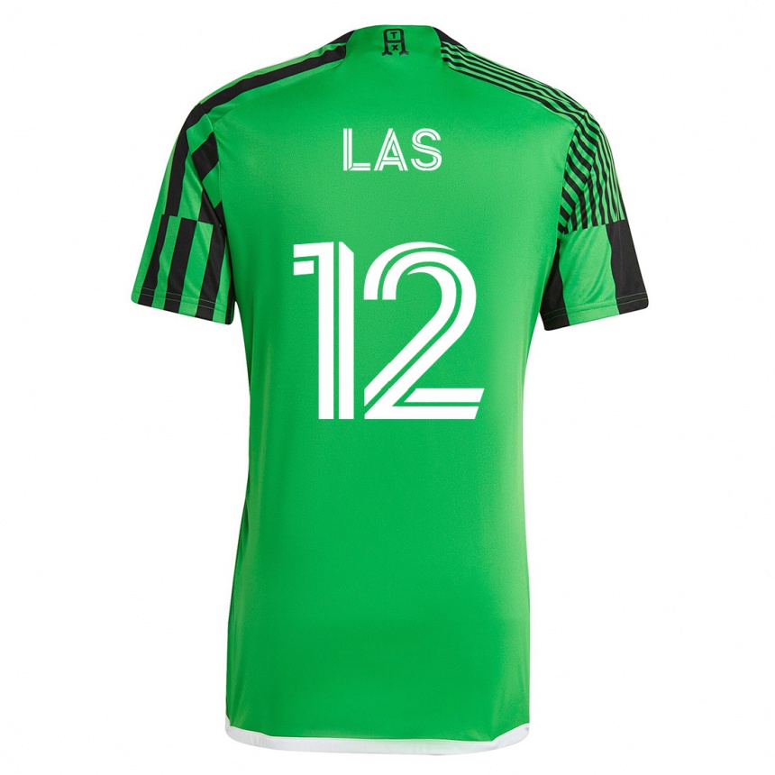 Niño Fútbol Camiseta Damian Las #12 Verde Negro 1ª Equipación 2023/24 México