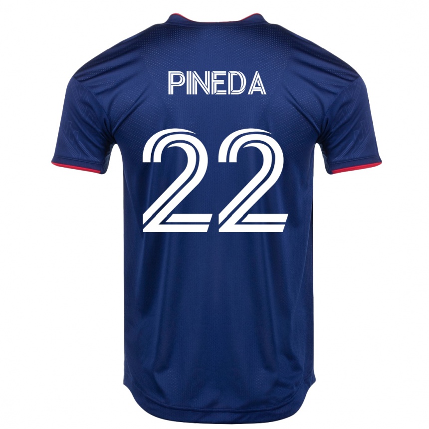 Niño Fútbol Camiseta Mauricio Pineda #22 Armada 1ª Equipación 2023/24 México