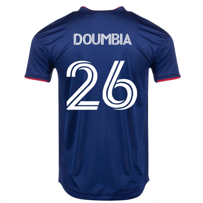 Niño Fútbol Camiseta Ousmane Doumbia #26 Armada 1ª Equipación 2023/24 México