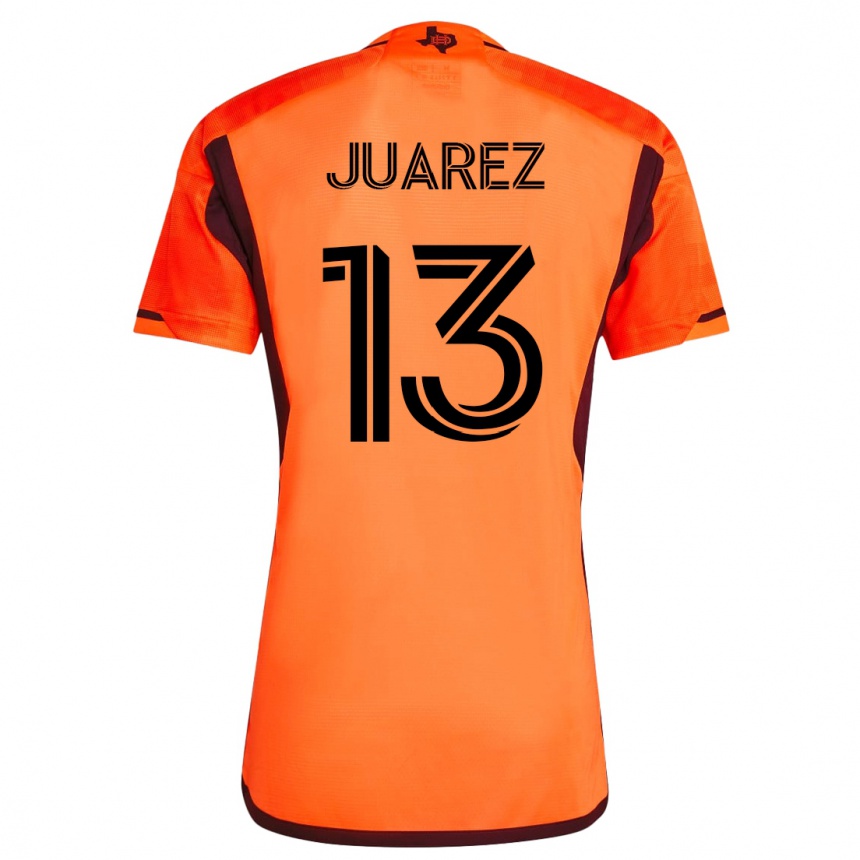 Niño Fútbol Camiseta Jathan Juarez #13 Naranja 1ª Equipación 2023/24 México