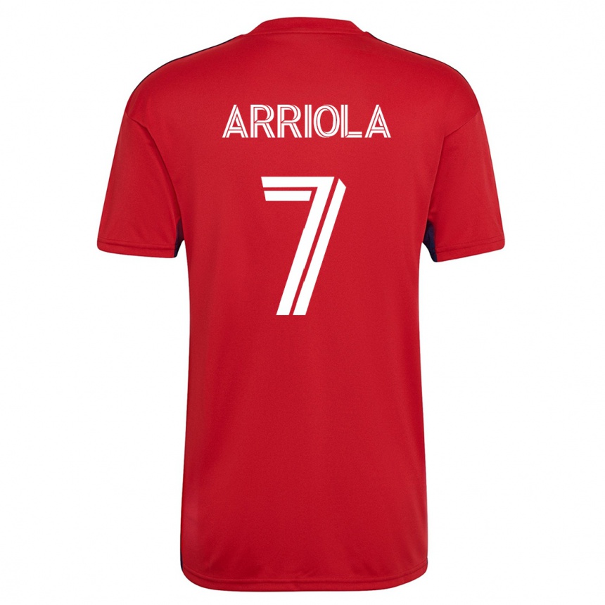 Niño Fútbol Camiseta Paul Arriola #7 Rojo 1ª Equipación 2023/24 México